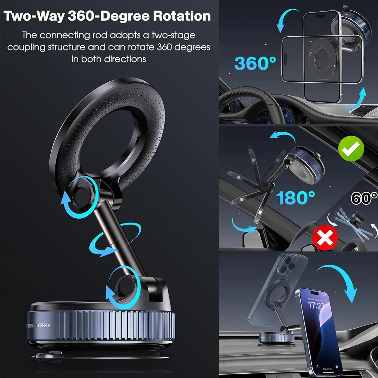 Magnetic 360° Phone Holder